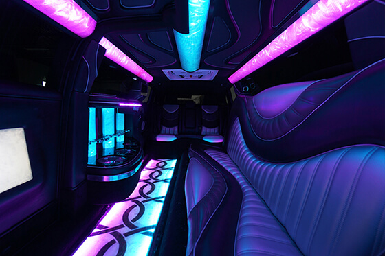 spacious party bus