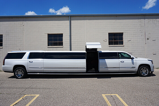 luxurious party bus exterior