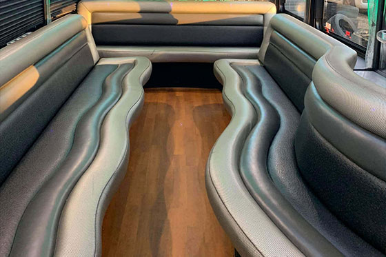 party bus seating