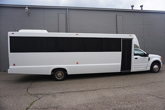 15 passenger party bus exterior