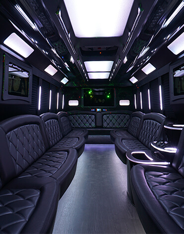 luxurious party bus services