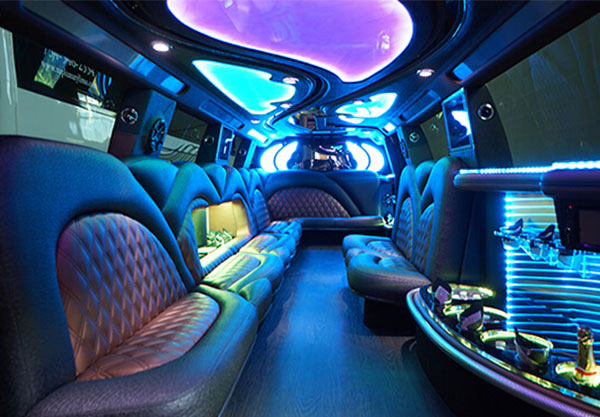 charleston limo service interior